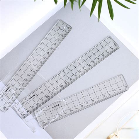 ruler aesthetic|clear ruler with grid.